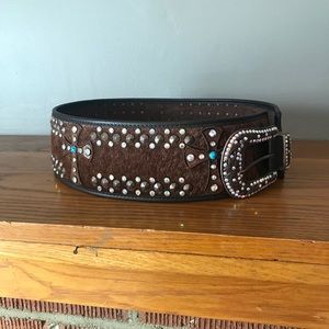 Western wide band belt